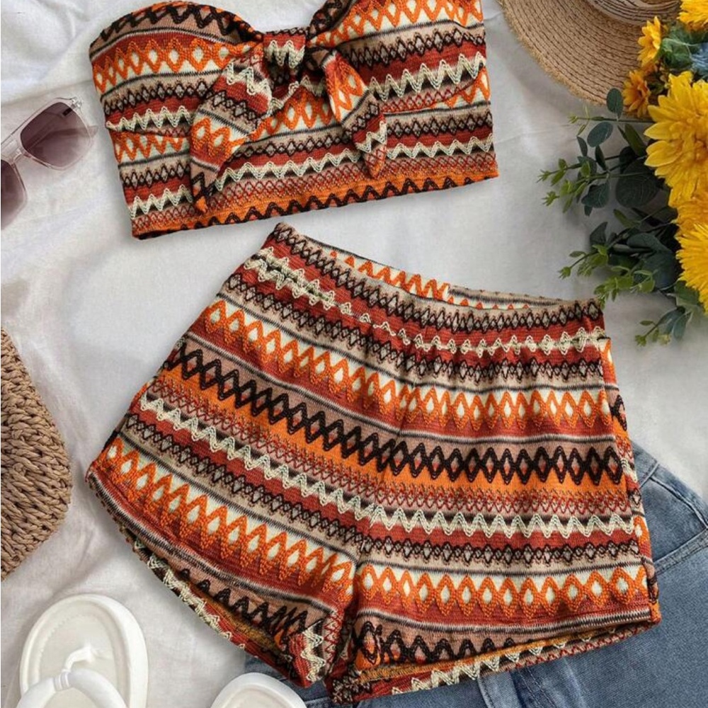 Women's Tribal Print Shorts